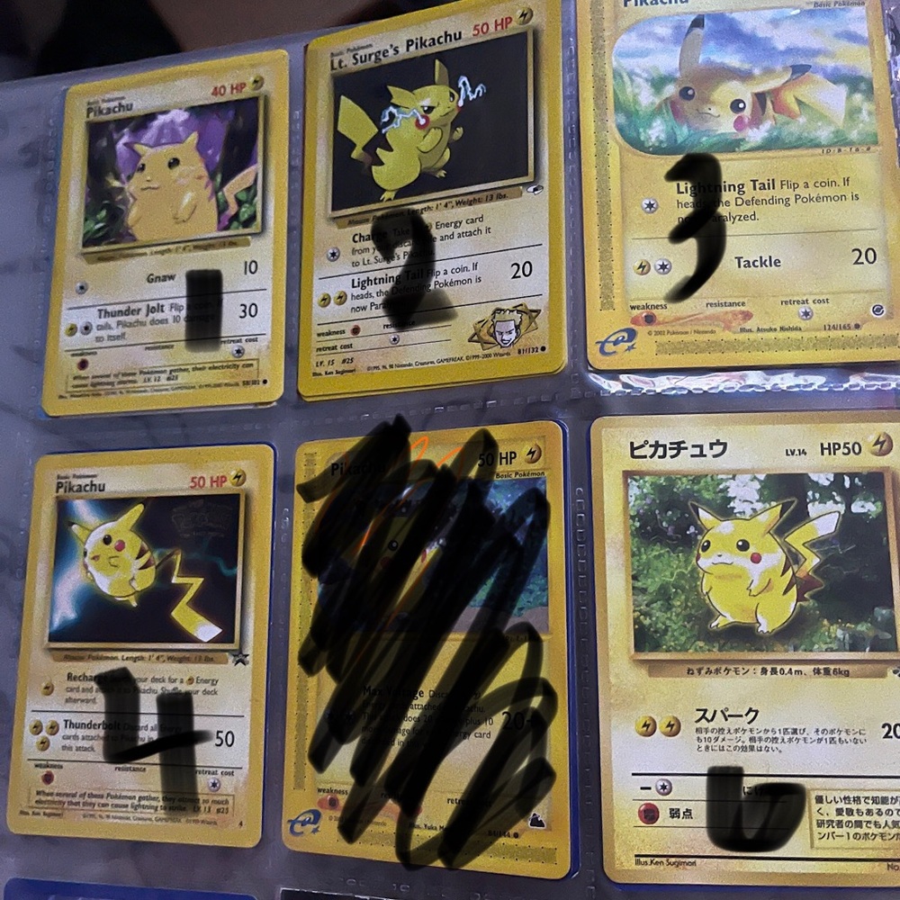 Pikachu Cards